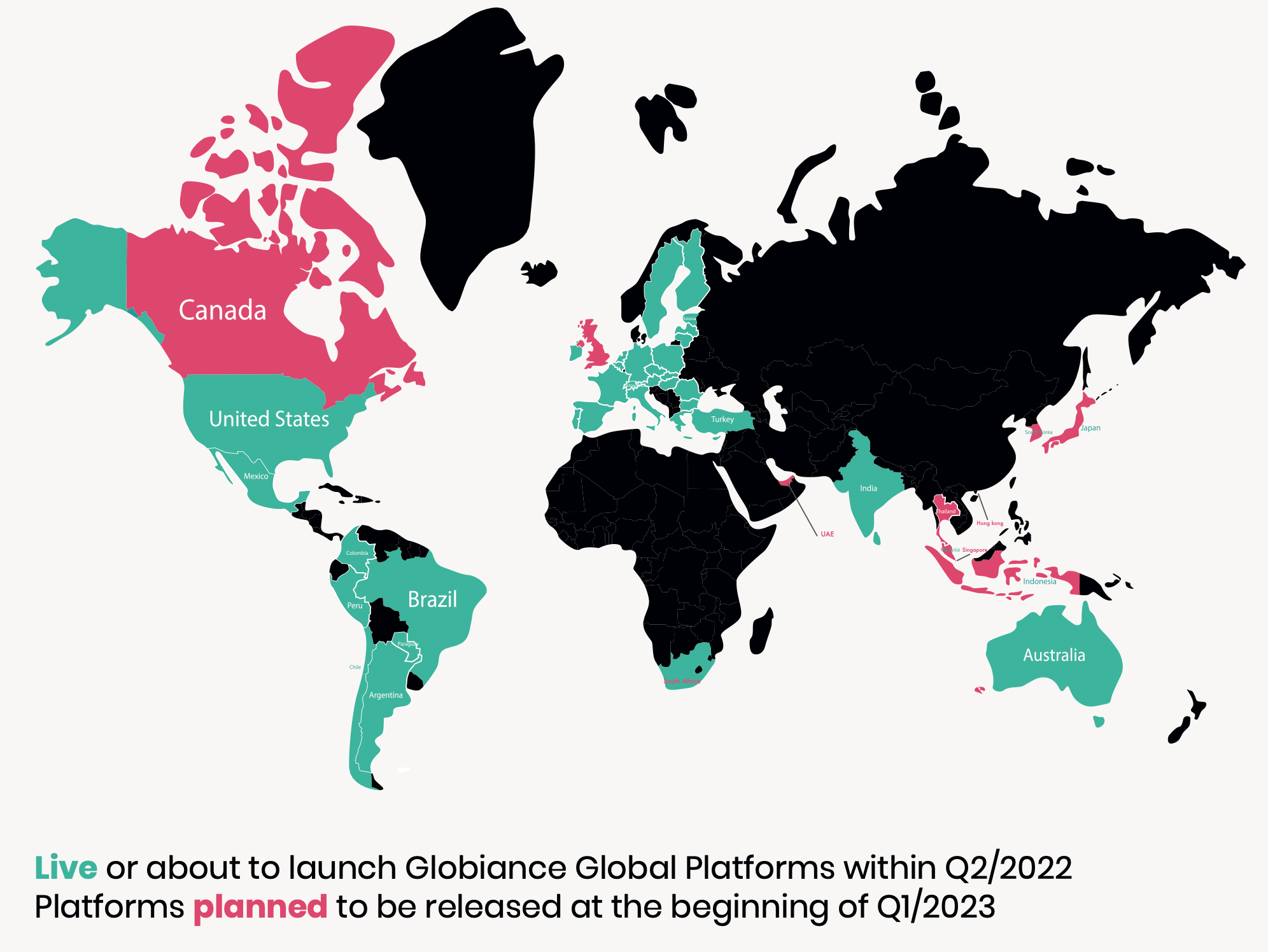 Globiance Map