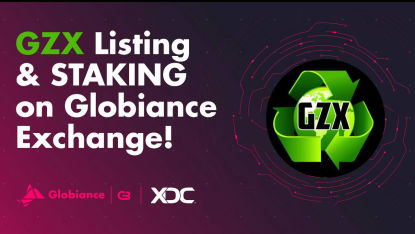 GreenZone GZX Token Listed on the Globiance Platform for Trading and Staking is set to go LIVE on November 8, 2022